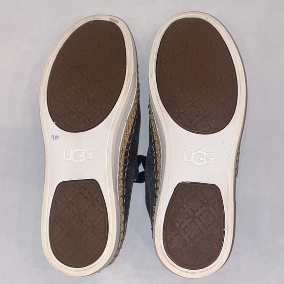 UGG Eyan II Espadrille Canvas Lace Up Sneakers - Picture 9 of 12